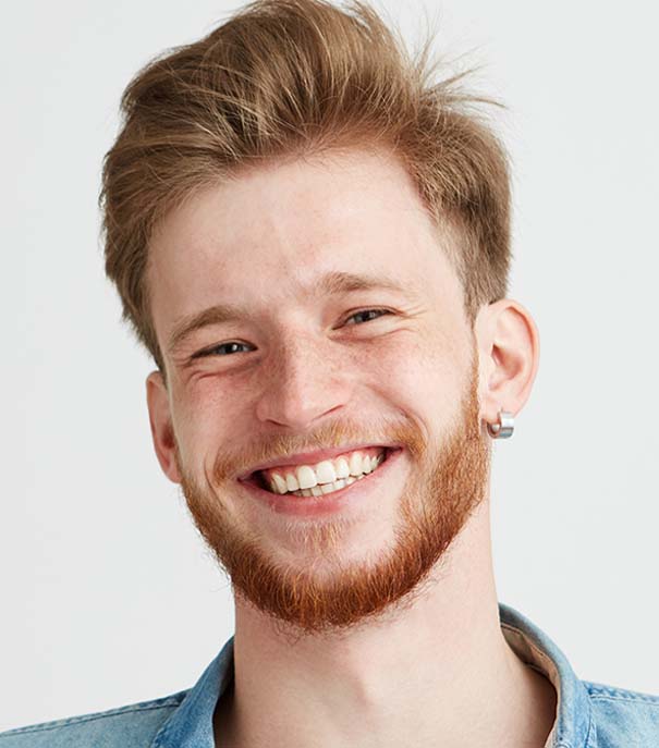 Young Red Haired Man Dermatology